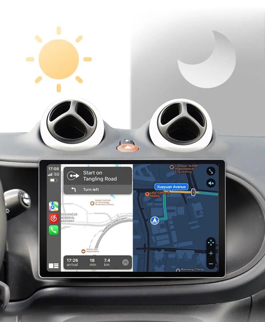 CTB-FC509N | SMART 453 2015-2020 | 11.5 Zoll QLED 2K NAVIGATOR RADIO OCTACORE APPLE CARPLAY ANDROID AUTO GPS USB BLUETOOTH TOUCHSCREEN | WIFI 4G