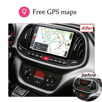Autoradio Hikity 9 Pollici Per Fiat Doblò 2015 (Yeni Kasa) — 2+64GB Android Con CarPlay Wireless, Android Auto, GPS, WiFi, Bluetooth E Telecamera Posteriore - 5