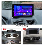 CTB-FM773G | RENAULT CLIO 3 2005-2013 | CARTABLET 9 POLLICI ANDROID APPLE CARPLAY | NAVIGATORE USB WIFI 4G