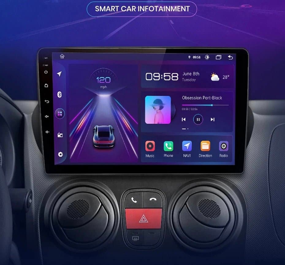 CTB-MF048Y | CITROEN NEMO 2008-2017 | CARTABLET 9 POLLICI ANDROID APPLE CARPLAY | NAVIGATORE USB WIFI 4G