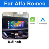 ALFA ROMEO STELVIO - ALFA ROMEO GIULIA 2016-2019 | KIT RETROFIT APPLE CARPLAY ANDROID AUTO | TELECAMERA USB