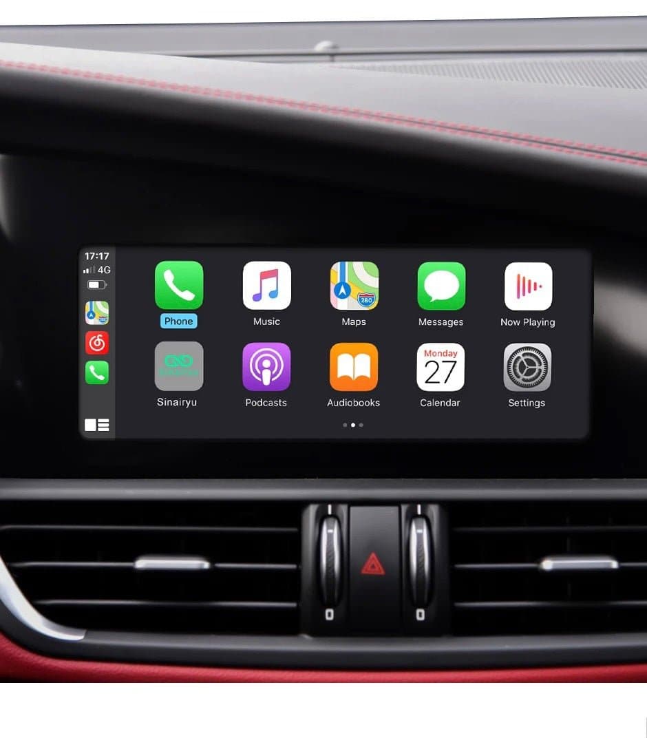 ALFA ROMEO STELVIO - ALFA ROMEO GIULIA 2016-2019 | KIT RETROFIT APPLE CARPLAY ANDROID AUTO | TELECAMERA USB