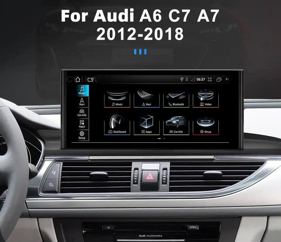 CTB-MH122 | AUDI A7 C7 2012-2018 | CAR TABLET MONITOR FISSO 12.3 POLLICI | APPLE CARPLAY ANDROID AUTO | GPS WIFI BLUETOOTH 4G
