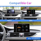 CTB-BY121TL | AUDI A6 C7 2012-2018 | CAR TABLET MONITOR MOTORIZZATO 9 POLLICI | APPLE CARPLAY ANDROID AUTO | GPS WIFI BLUETOOTH 4G