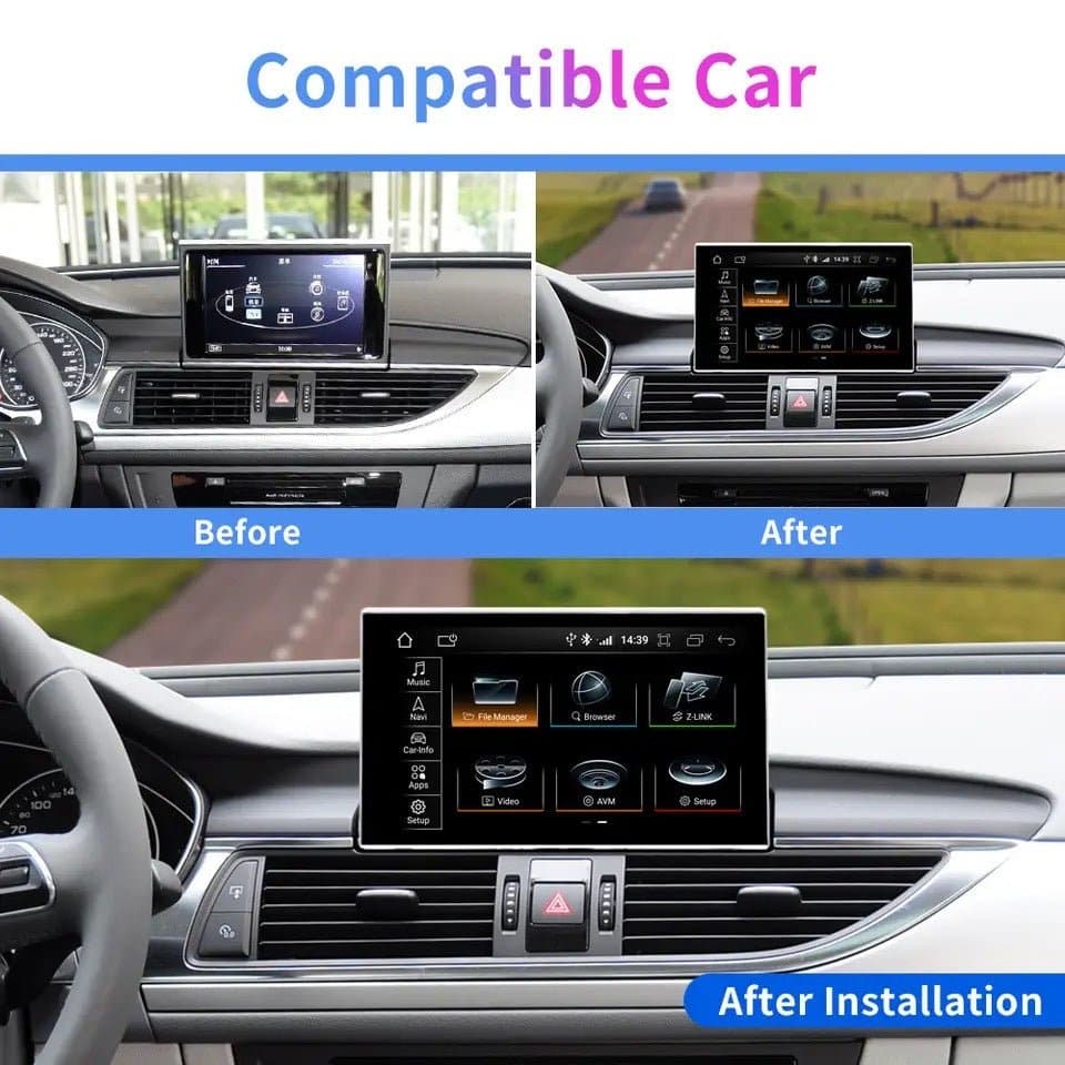 CTB-BY156TL | AUDI A7 C7 2012-2018 | CAR TABLET MONITOR MOTORIZZATO 9 POLLICI | APPLE CARPLAY ANDROID AUTO | GPS WIFI BLUETOOTH 4G