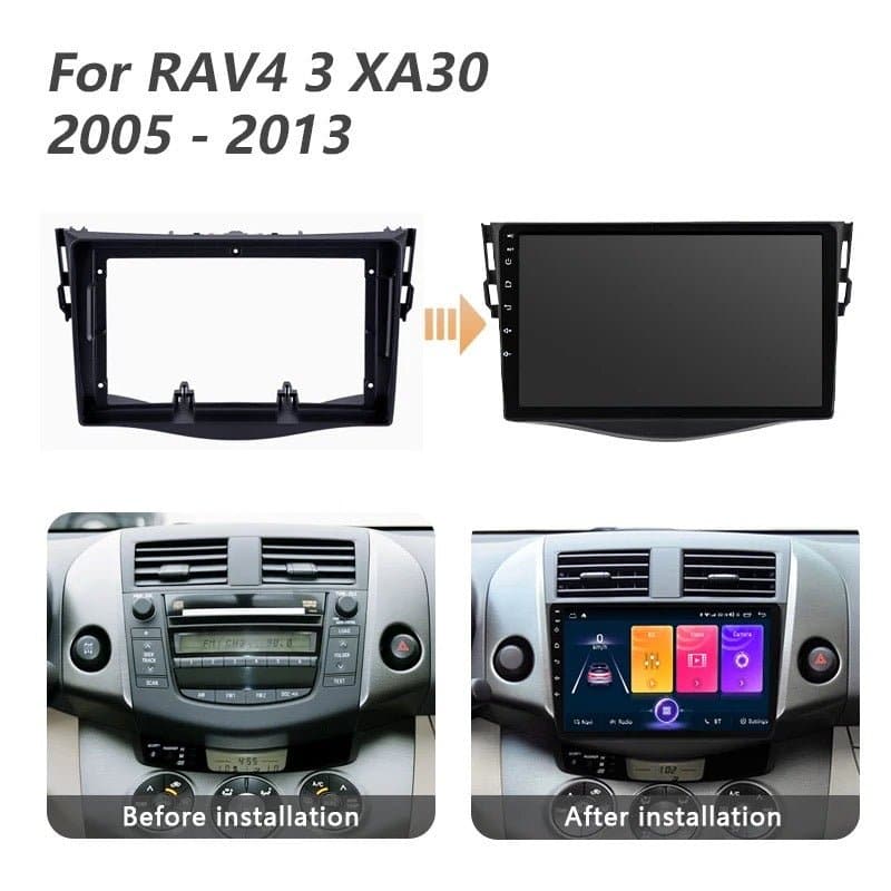 CTB-RT520P | TOYOTA RAV4 2006-2013 9 POLLICI | APPLE CARPLAY ANDROID AUTO | NAVIGATORE USB BLUETOOTH GPS | WIFI 4G CARTABLET