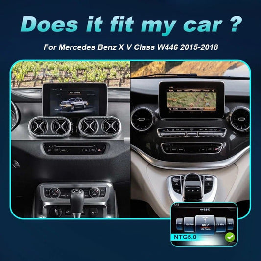 CTB-FC420P | MERCEDES CLASSE V - CLASSE X W470 2014-2021 MONITOR 12.3 POLLICI TOUCH SCREEN | APPLE CARPLAY ANDROID AUTO | GPS NAVIGATORE WIFI 4G | CAR TABLET