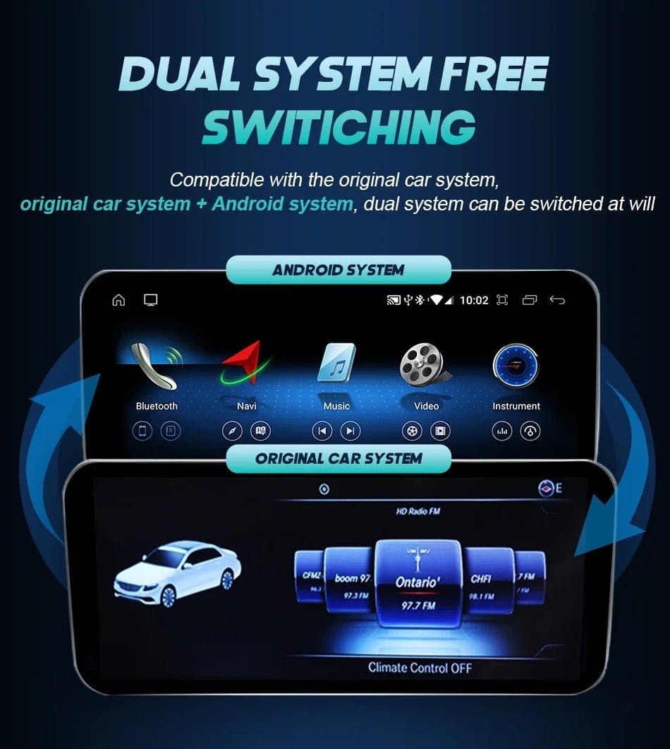 CTB-FC420P | MERCEDES CLASSE V - CLASSE X W470 2014-2021 MONITOR 12.3 POLLICI TOUCH SCREEN | APPLE CARPLAY ANDROID AUTO | GPS NAVIGATORE WIFI 4G | CAR TABLET