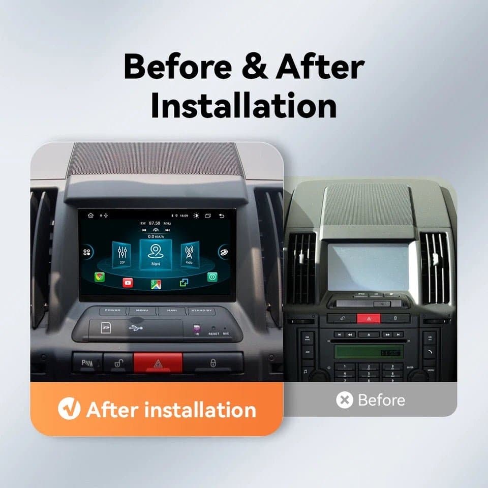 CTB-LR417B | LAND ROVER FREELANDER 2 | APPLE CARPLAY-ANDROID AUTO | CARTABLET 7 POLLICI TOUCH SCREEN | GPS USB DVR DAB+ |