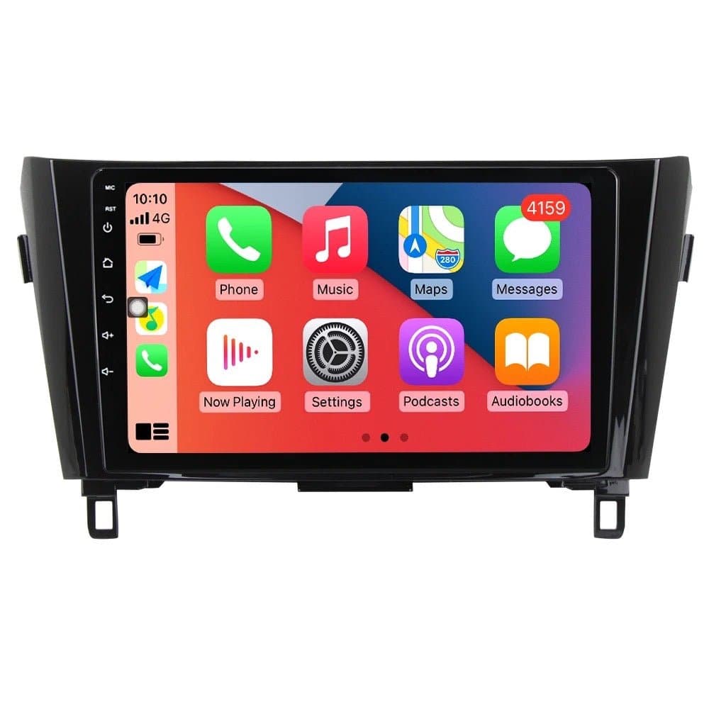 CTB-FV345PN | NISSAN QASHQAI J11  2013-2021 | NAVIGATORE 10 POLLICI RADIO OCTACORE APPLE CARPLAY ANDROID AUTO GPS USB BLUETOOTH TOUCH SCREEN | WIFI 4G
