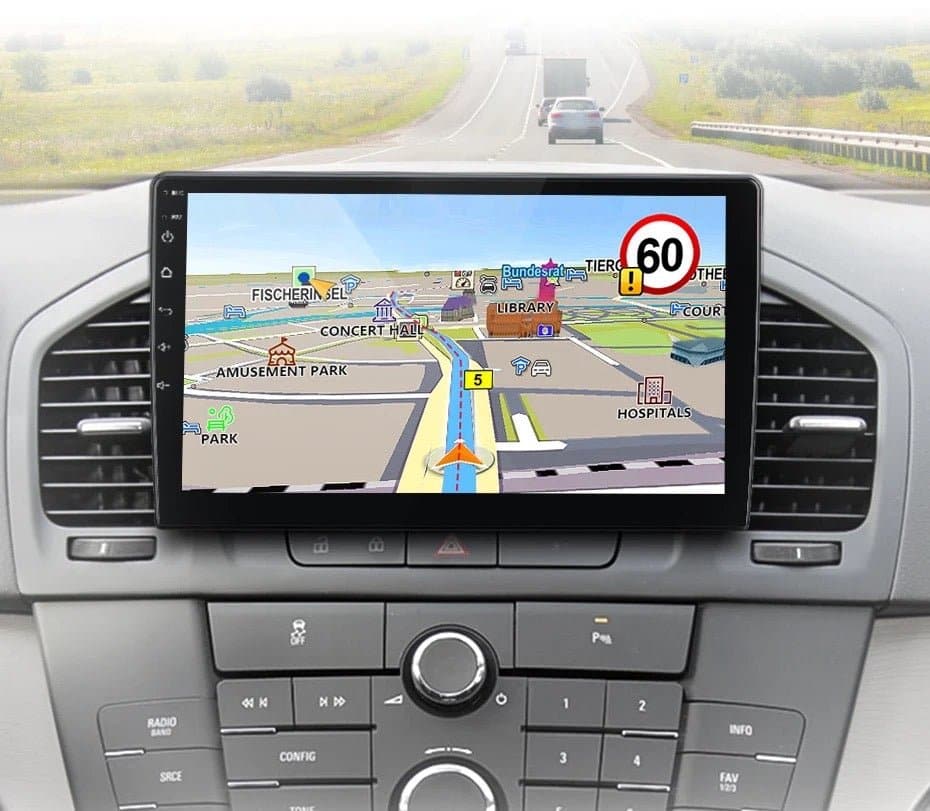 CTB- SK031J | OPEL INSIGNIA 2008-2013 MONITOR 9 ZOLL | APPLE CARPLAY ANDROID AUTO | WiFi BLUETOOTH GPS USB NAVIGATIONSGERÄT