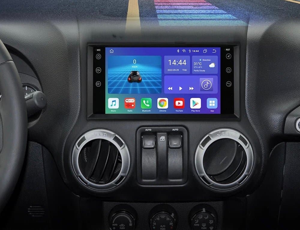CTB-D856L | JEEP WRANGLER JK 2007-2017 CARTABLET 7 POLLICI ANDROID AUTO APPLE CARPLAY | WIFI 4G NAVIGATORE BLUETOOTH GPS USB