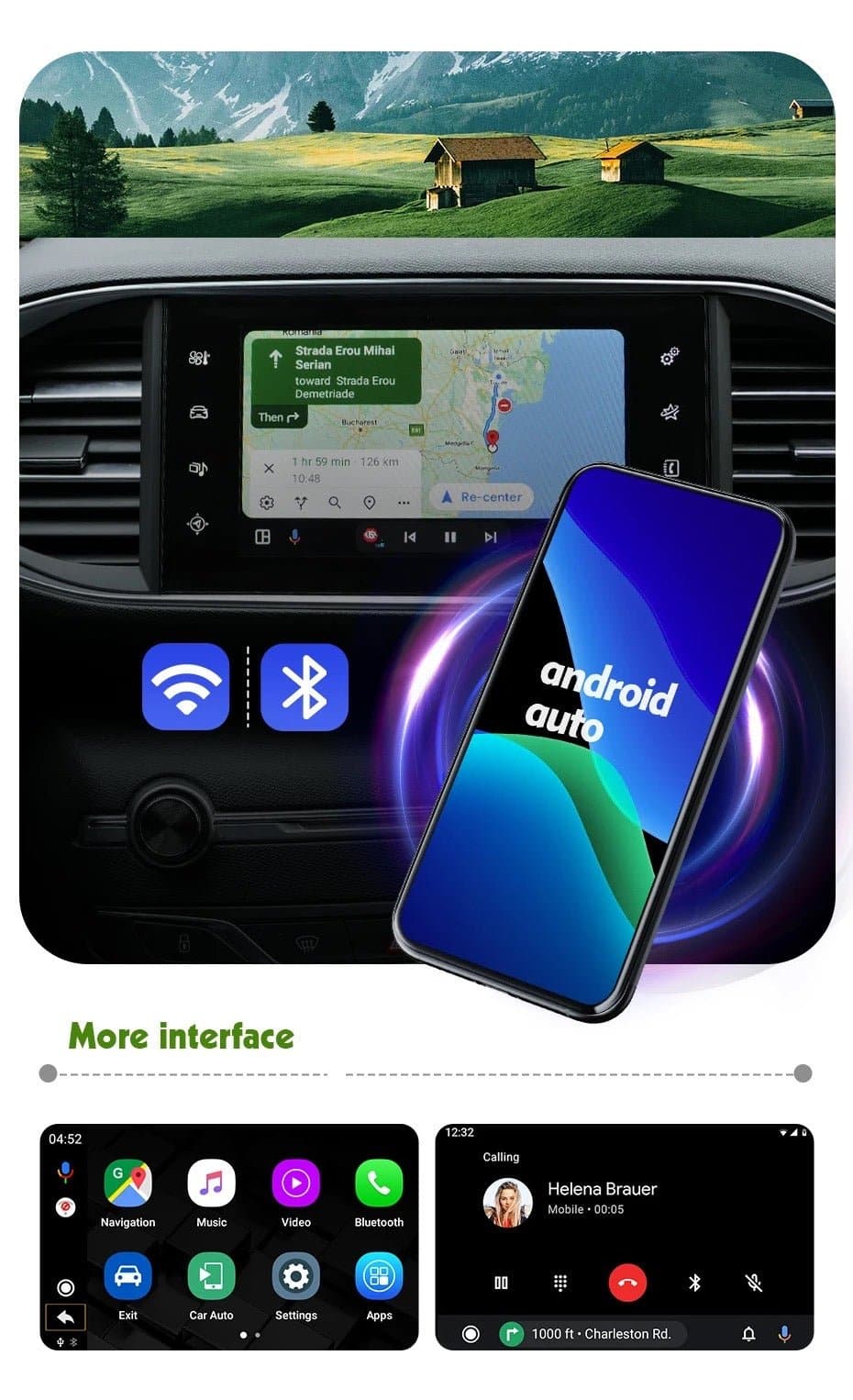 CITROEN PEUGEOT SMEG&MRN - NAC | RETROFIT-KIT APPLE CARPLAY ANDROID AUTO | KAMERA USB