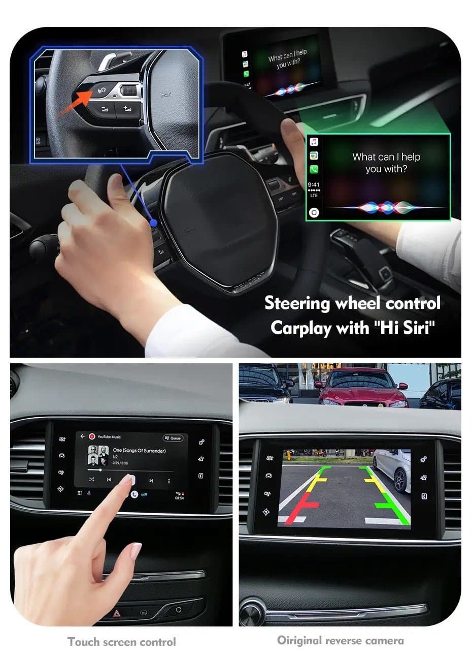 CITROEN PEUGEOT SMEG&MRN - NAC | RETROFIT-KIT APPLE CARPLAY ANDROID AUTO | KAMERA USB