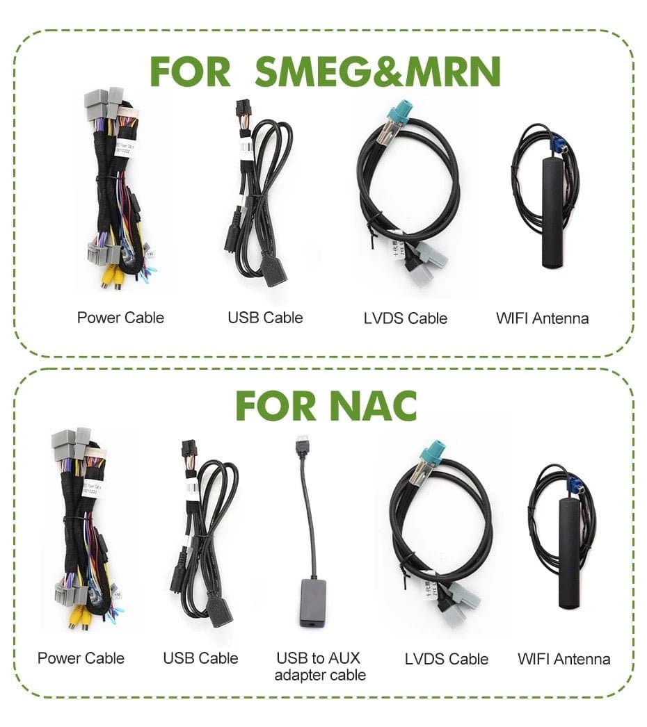 CITROEN PEUGEOT SMEG&MRN - NAC | RETROFIT-KIT APPLE CARPLAY ANDROID AUTO | KAMERA USB