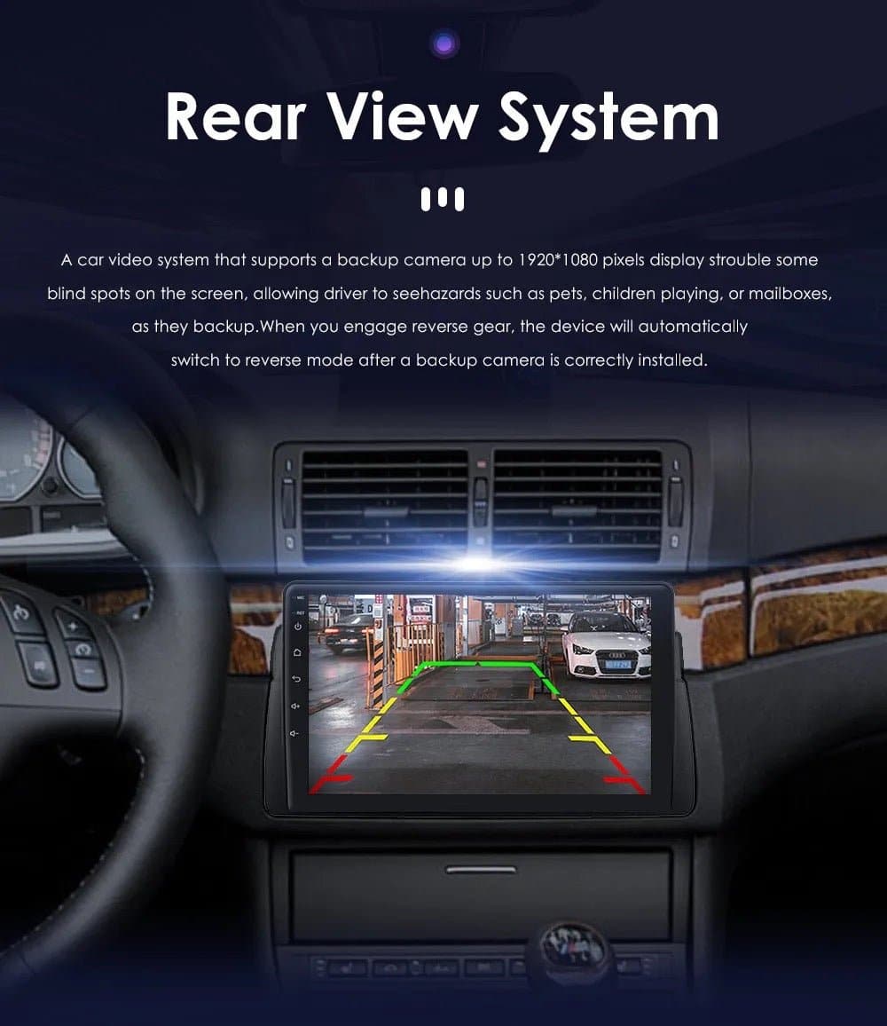 CTB- SR091J | BMW 3er E46 MONITOR 9 ZOLL | APPLE CARPLAY ANDROID AUTO | WiFi BLUETOOTH GPS USB NAVIGATIONSGERÄT