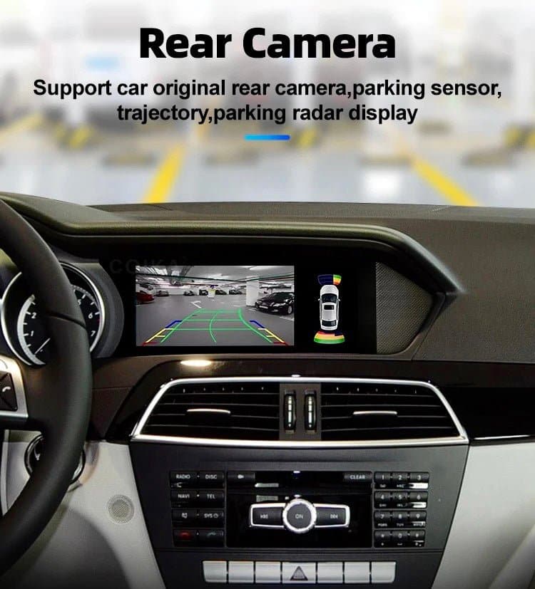 CTB-WC314B | MERCEDES CLASSE C W204 2011-2014 RESTYLING MONITOR 8'8 POLLICI | APPLE CARPLAY ANDROID AUTO | GPS NAVIGATORE WIFI 4G | CAR TABLET