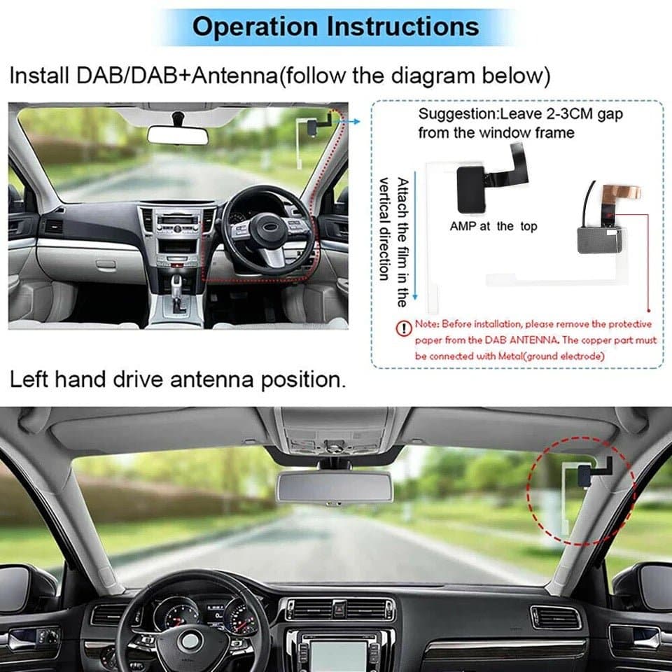 DAB + Adattatore DAB USB 2.0 DAB digitale + Sintonizzatore radio Ricevitore per radio Android
