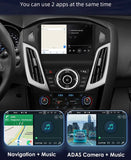 CTB-FR901M | FORD FOCUS 2011-2019 | NAVIGATORE ANDROID AUTO APPLE CARPLAY | USB BLUETOOTH WIFI 4G | CARTABLET 2DIN COMANDI AL VOLANTE