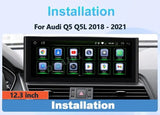 CTB-MH137 | AUDI Q5 2017-2021 | CAR TABLET MONITOR  12.3 POLLICI | AUTORADIO STEREO APPLE CARPLAY ANDROID AUTO | GPS WIFI BLUETOOTH 4G