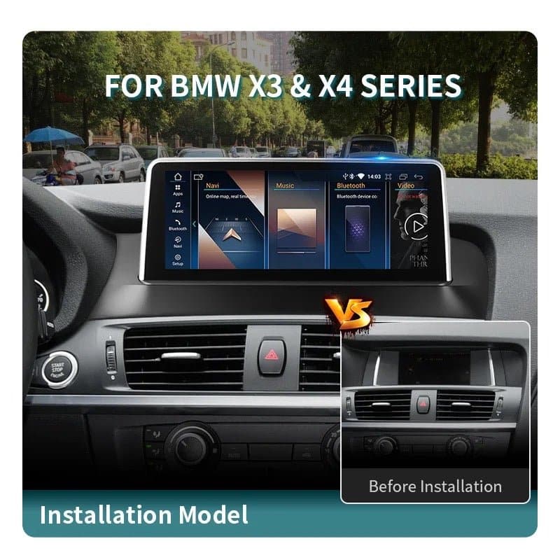CTB-HR702GN | BMW X3 - X4 | F25 - F26 | AUTORADIO CARTABLET 10.25 ZOLL | ANDROID AUTO APPLE CARPLAY | GPS DAB DVR USB BLUETOOTH WIFI 4G |