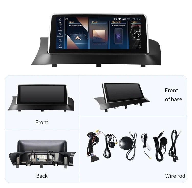 CTB-HR702GN | BMW X3 - X4 | F25 - F26 | AUTORADIO CARTABLET 10.25 ZOLL | ANDROID AUTO APPLE CARPLAY | GPS DAB DVR USB BLUETOOTH WIFI 4G |