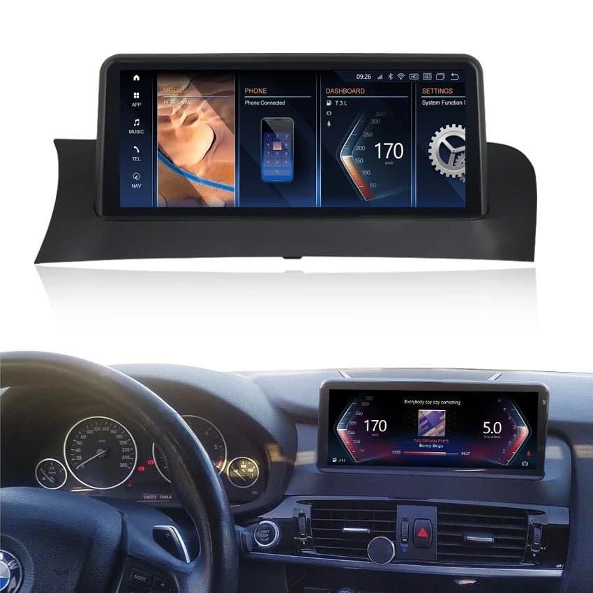 CTB-HR702GN | BMW X3 - X4 | F25 - F26 | AUTORADIO CARTABLET 10.25 ZOLL | ANDROID AUTO APPLE CARPLAY | GPS DAB DVR USB BLUETOOTH WIFI 4G |