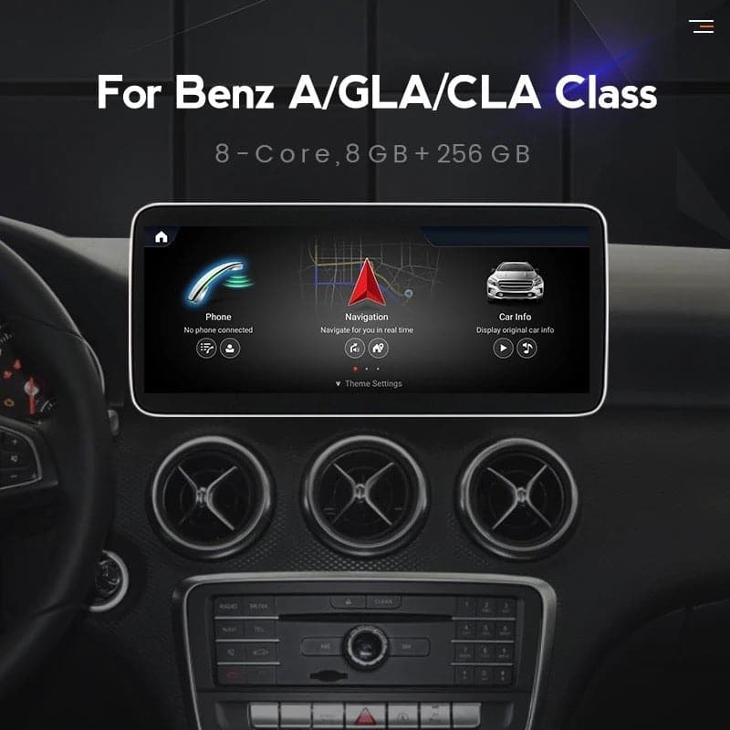 CTB-A600T | MERCEDES CLASSE A W176 2013-2020 NTG 4.5 / 5.0 | 10.25 APPLE CARPLAY - ANDROID AUTO | WiFi GPS USB