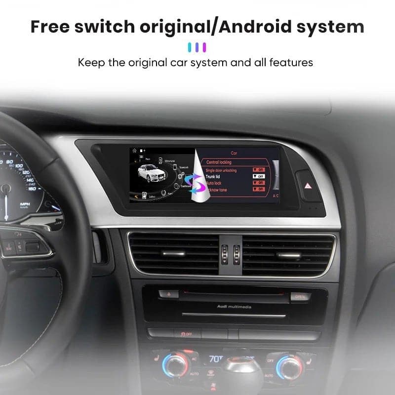 CTB-Y880RD | AUDI A4-A5 (B8) 2008-2016 | APPLE CARPLAY ANDROID AUTO | NAVIGATORE USB GPS WiFi 4G