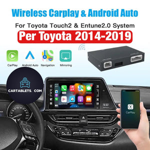 TOYOTA | KIT RETROFIT APPLE CARPLAY - ANDROID AUTO | MIRRORLINK | TELECAMERA POSTERIORE