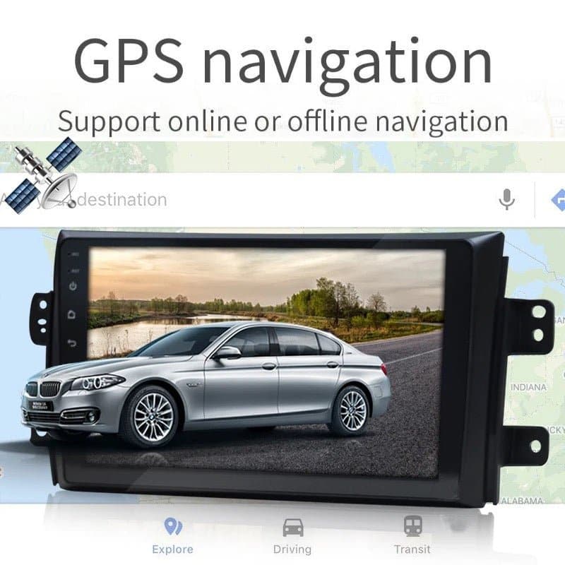 CTB-TF880U | FIAT SEDICI-SX4 2006-2014 | APPLE CARPLAY ANDROID AUTO | GPS USB DAB+ LENKRADBEDIENUNG