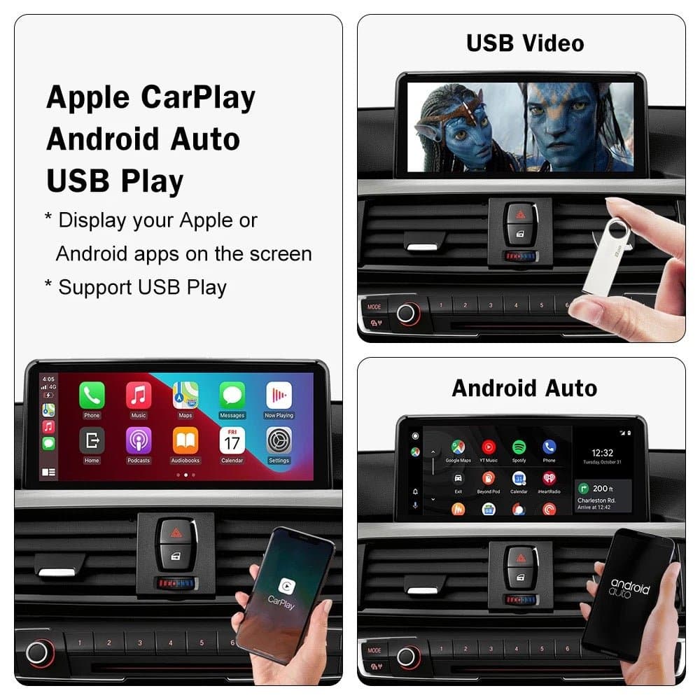 CTB-F389BY | BMW 3er F30-F31-F34 | NAVIGATIONSSYSTEM 10.25 OCTACORE RADIO GPS APPLE CARPLAY ANDROID AUTO TOUCHSCREEN