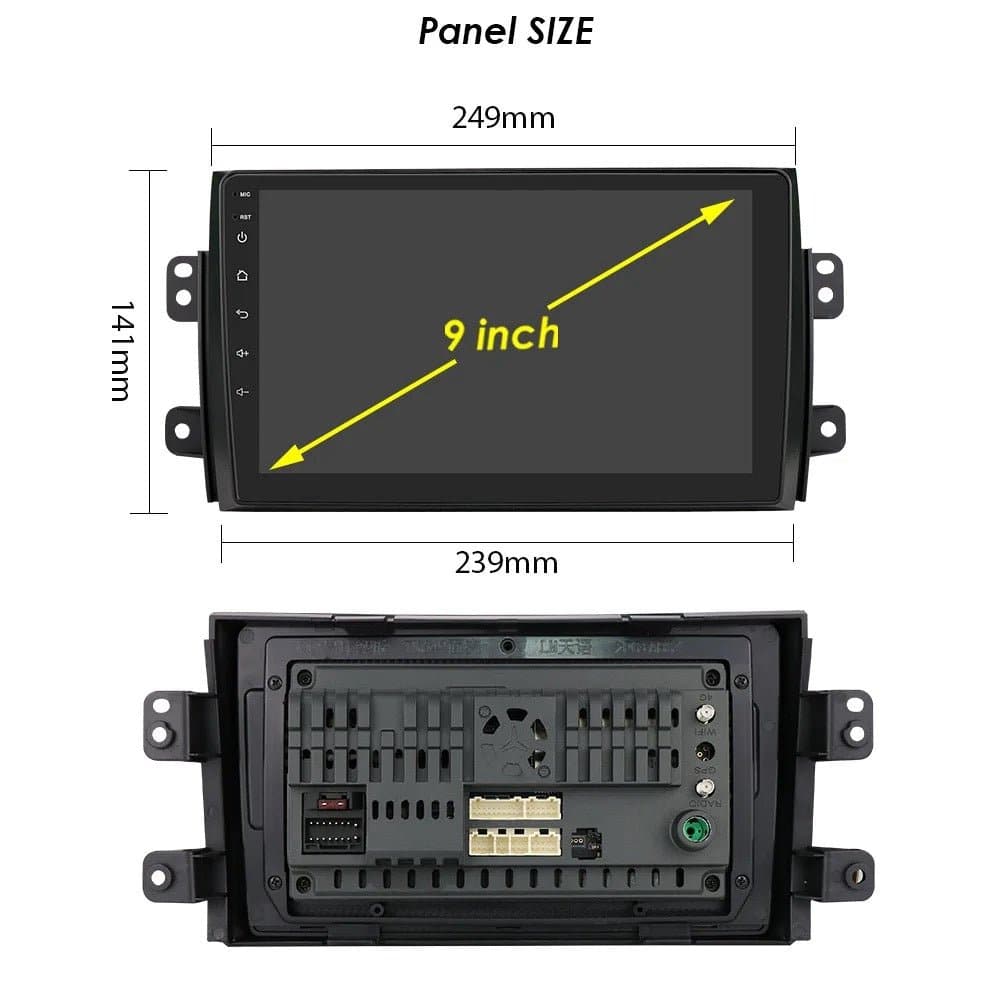 CTB-TF880U | FIAT SEDICI-SX4 2006-2014 | APPLE CARPLAY ANDROID AUTO | GPS USB DAB+ LENKRADBEDIENUNG