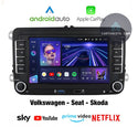 CTB- RNS510X | VOLKSWAGEN SKODA SEAT 7 POLLICI | APPLE CARPLAY ANDROID AUTO | WiFi BLUETOOTH GPS USB NAVIGATORE
