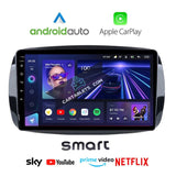 CTB-SMT01 SMART 453 CAR TABLET NAVIGATORE ANDROID CARPLAY GPS BLUETOOTH 4G WiFi 2Din