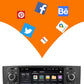 CTB-X408R | FIAT GRANDE PUNTO 2006-2010 | NAVIGATORE CAR TABLET | APPLE CARPLAY ANDROID AUTO | GPS WIFI USB TOUCH SCREEN