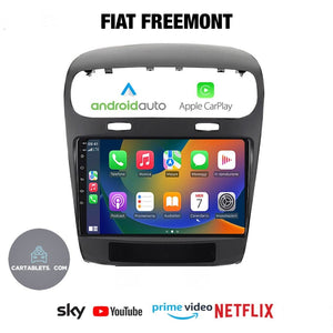 CTB-DJ570T | FIAT FREEMONT 2011-2020 | APPLE CARPLAY ANDROID AUTO | NAVIGATORE GPS USB WIFI 4G DAB+