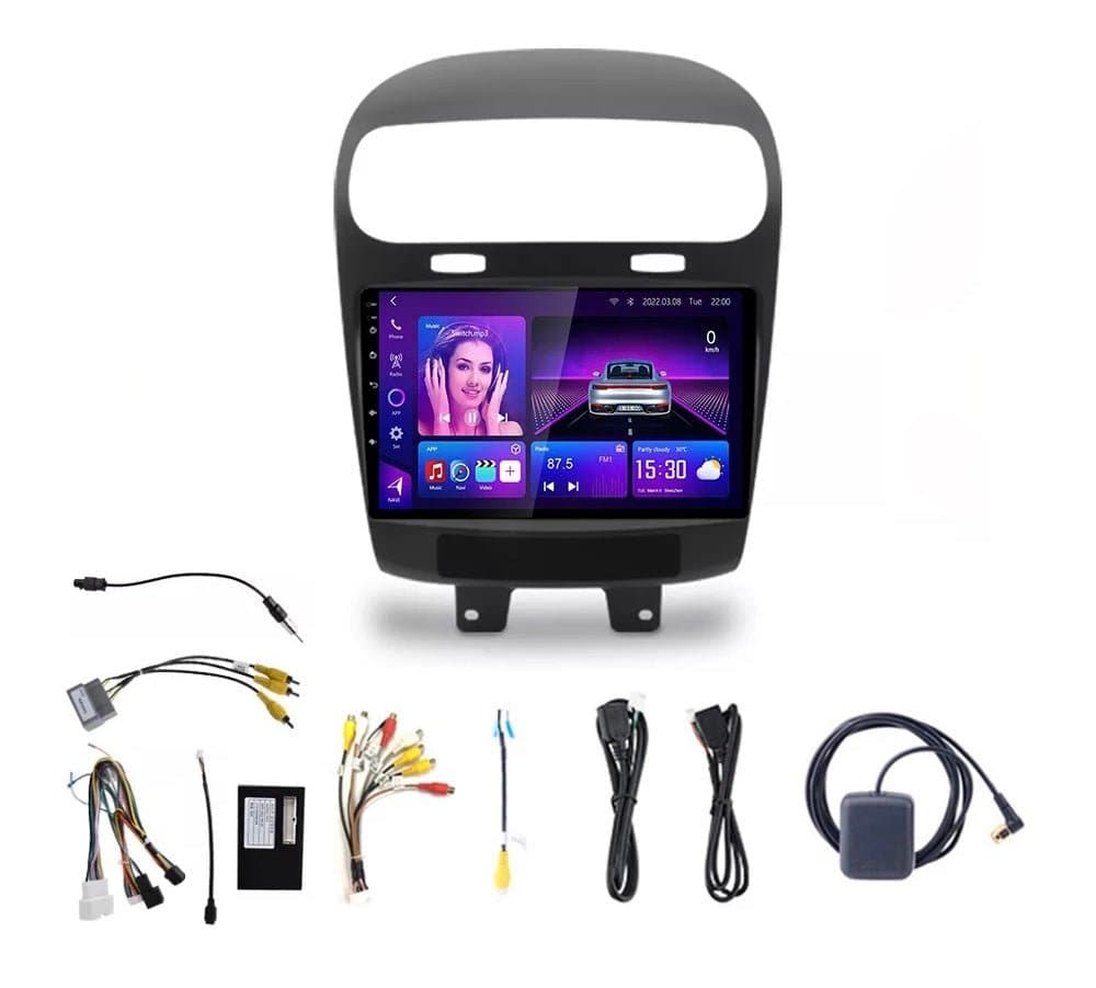 CTB-DJ570T | FIAT FREEMONT 2011-2020 | APPLE CARPLAY ANDROID AUTO | NAVIGATORE GPS USB WIFI 4G DAB+
