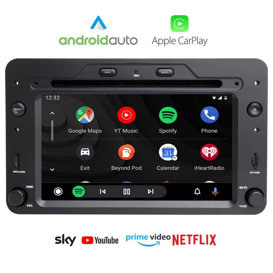 CTB-GH760T | CARTABLET ALFA ROMEO 159 | APPLE CARPLAY ANDROID AUTO | DAB+ USB GPS NAVIGATOR | TPMS