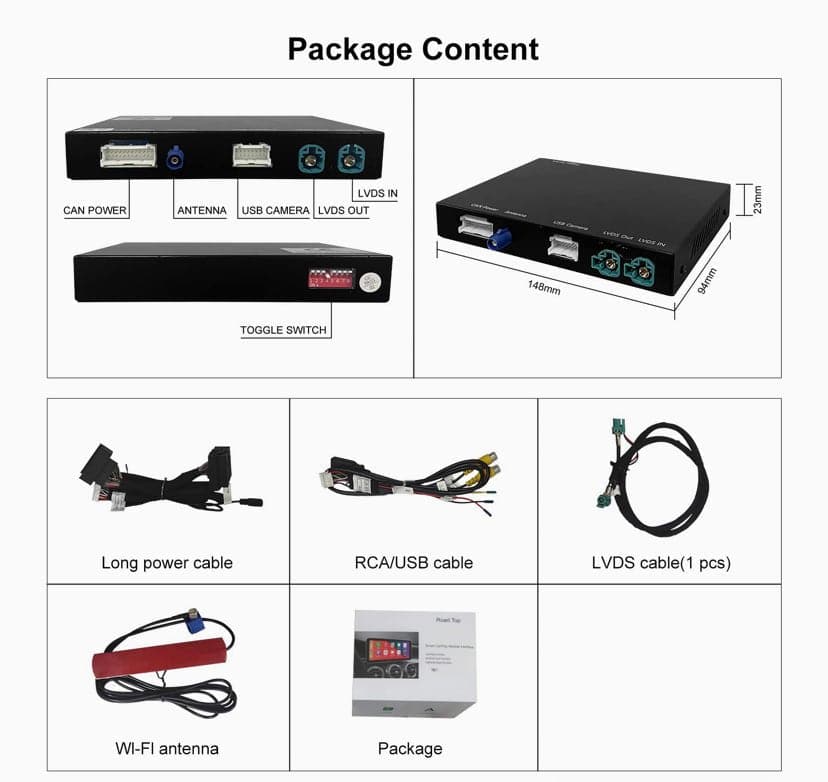 BMW 1er F20-F21 | APPLE CARPLAY ANDROID AUTO NACHRÜSTKIT | USB-KAMERA