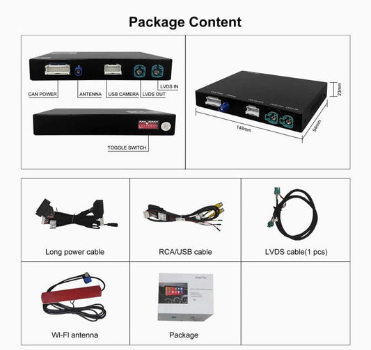 BMW SERIE 1 F20-F21 | KIT RETROFIT APPLE CARPLAY ANDROID AUTO | TELECAMERA USB