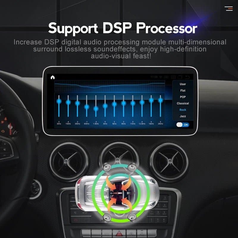 CTB-A600T | MERCEDES CLASSE A W176 2013-2020 NTG 4.5 / 5.0 | 10.25 APPLE CARPLAY - ANDROID AUTO | WiFi GPS USB