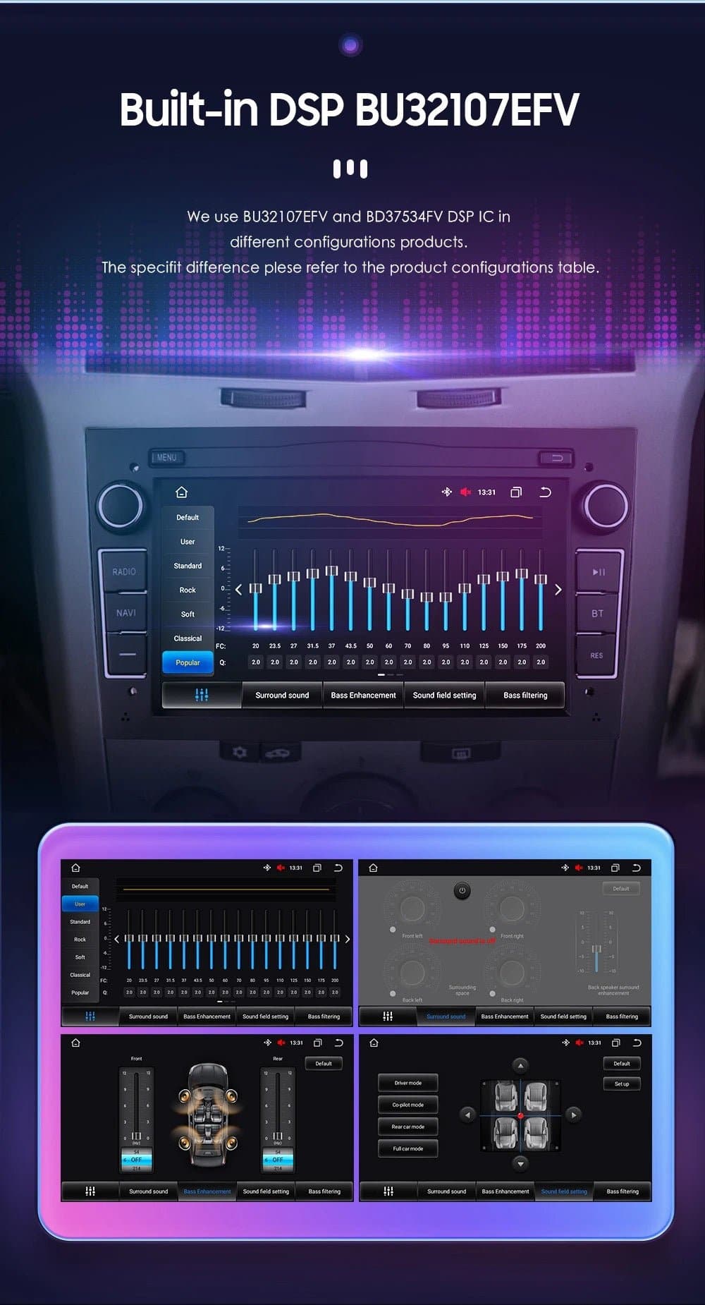 CTB-YX784R | AUTORADIO NAVIGATORE PER OPEL | APPLE CARPLAY ANDROID AUTO | BLUETOOTH WIFI USB TELECAMERA POSTERIORE