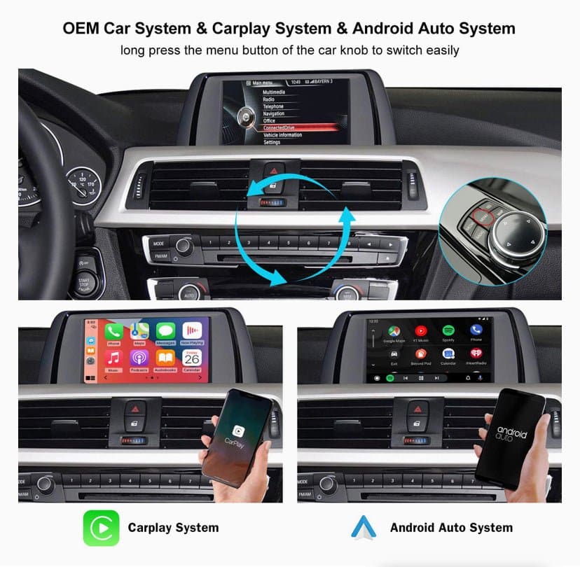 BMW 1er F20-F21 | APPLE CARPLAY ANDROID AUTO NACHRÜSTKIT | USB-KAMERA
