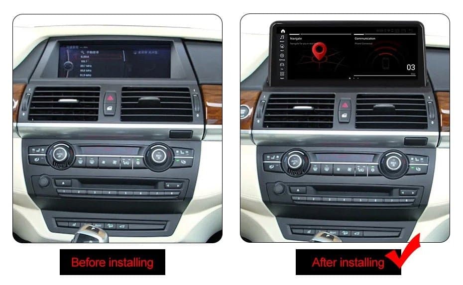 CTB-FR7821X | BMW X5-X6 E70 E71 | CARTABLET 10.25 POLLICI | ANDROID AUTO APPLE CARPLAY | GPS DAB DVR USB BLUETOOTH WIFI 4G |