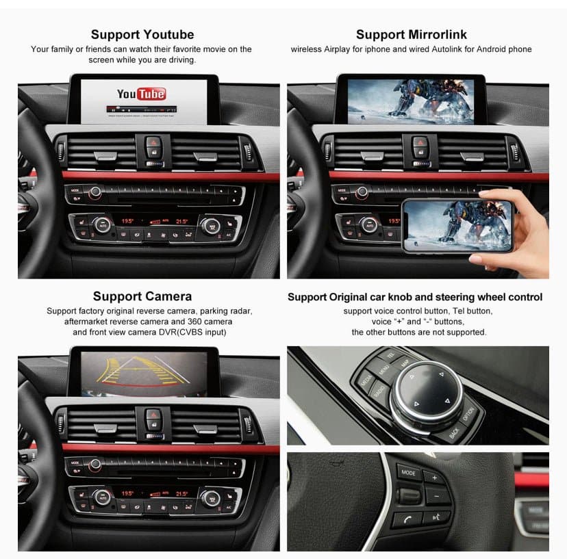BMW 1er F20-F21 | APPLE CARPLAY ANDROID AUTO NACHRÜSTKIT | USB-KAMERA