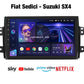 CTB-TF880U | FIAT SEDICI-SX4 2006-2014 | APPLE CARPLAY ANDROID AUTO | GPS USB DAB+ LENKRADBEDIENUNG