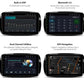CTB-SMT01 SMART 453 CAR TABLET NAVIGATORE ANDROID CARPLAY GPS BLUETOOTH 4G WiFi 2Din