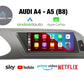 CTB-Y880RD | AUDI A4-A5 (B8) 2008-2016 | APPLE CARPLAY ANDROID AUTO | NAVIGATORE USB GPS WiFi 4G