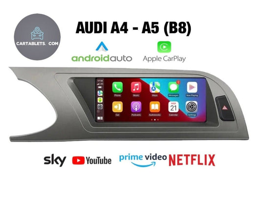 CTB-Y880RD | AUDI A4-A5 (B8) 2008-2016 | APPLE CARPLAY ANDROID AUTO | NAVIGATION USB GPS WiFi 4G